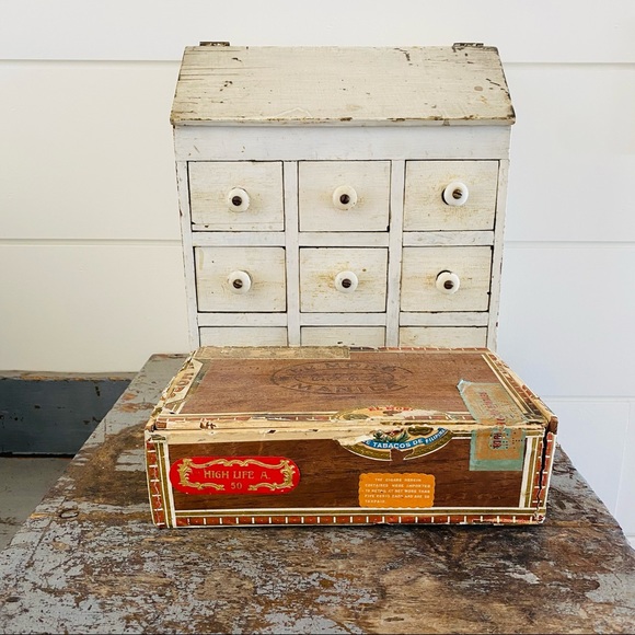 ♥️ Antique ♥️ Old 1925 El Moro Manila Cigar Box - Picture 1 of 10